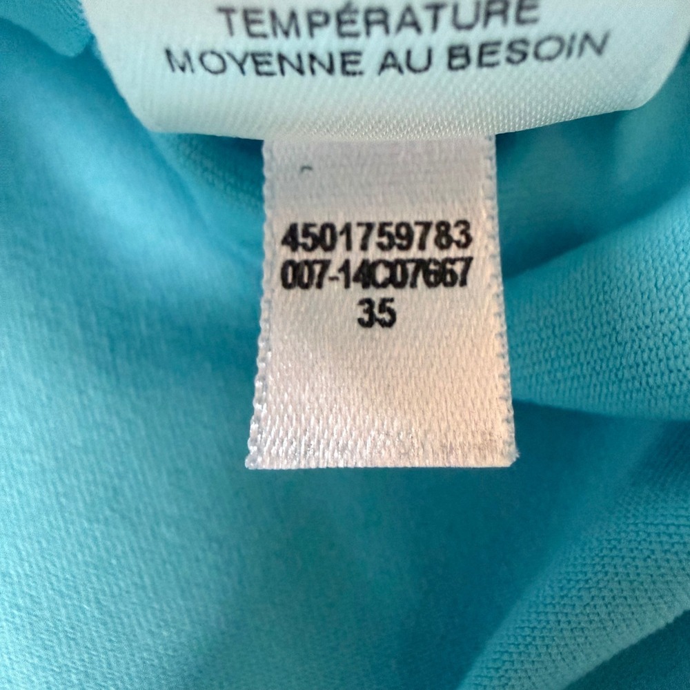 Chico's Women Size 1 (M) Turquoise Blue Tank Top Scoop Neck Stretch 4501759783 - Picture 7 of 10